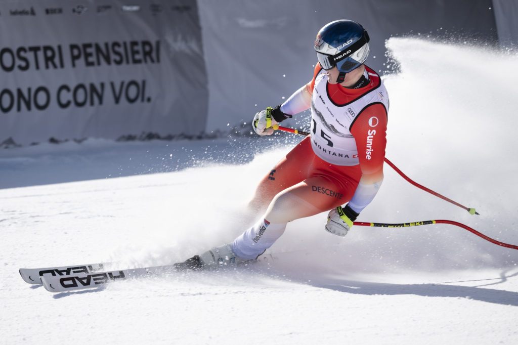 Franjo von Allmen gewinnt die Abfahrt in Crans-Montana