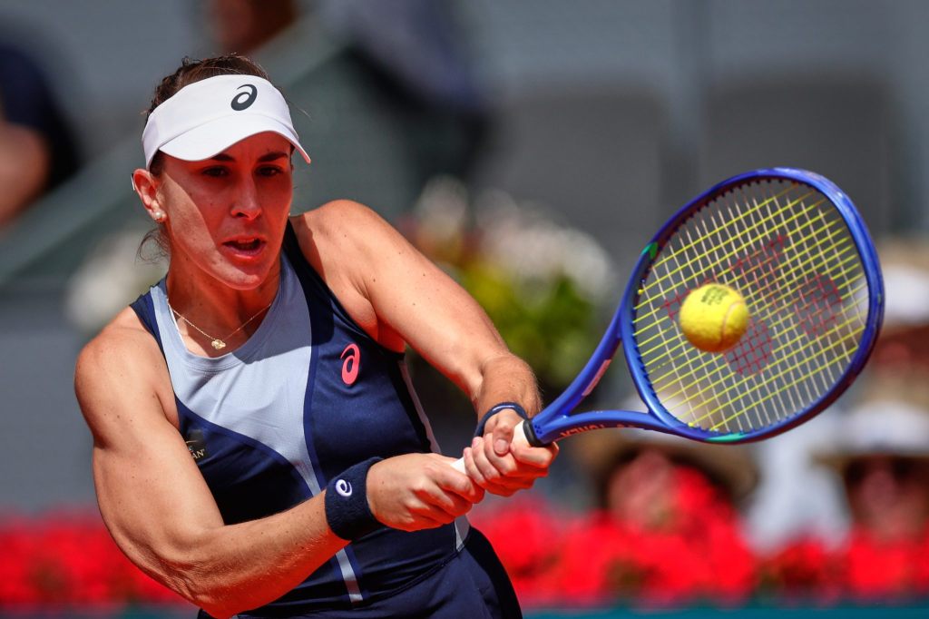 Belinda Bencic in Madrid in den Achtelfinals