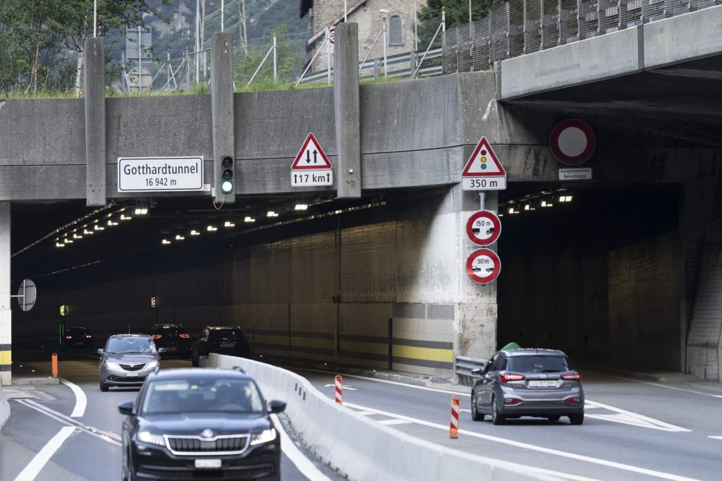 Gotthardstrassentunnel wegen Arbeiten nachts gesperrt