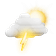 vereinzelte Gewitter